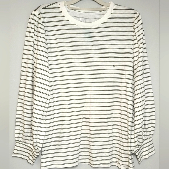 Maurices Long sleeve Striped Tee XL - Picture 1 of 5